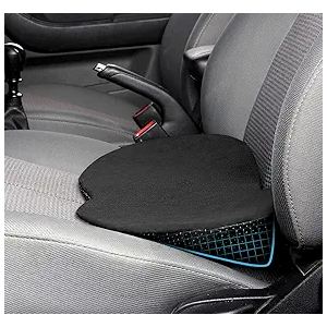 Livtribe Car Seat Cushion  Memory Foam Car Seat Pad  Sciatica & Lower Back Pain Relief  Car Seat Cushions for Driving  Road Trip Essentials for Drivers(Black)