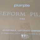 Purple Freeform Pillow - King Size, Customizable Support with GelFlex Grid & MicroFlex Moon Foam - Pressure Relief, Cooling, Extra Filling & Adjustable Height