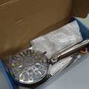 High Pressure 10-mode Detachable Shower Head with Handheld, Showerhead with ON/OFF Pause Switch, 15 Stage Water Softener Filters for Hard Water Remove Chlorine, Meet cUPC and CEC Certification (Star Silver)