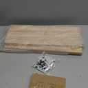 Floating Shelves, 3 Sets Wall Shelves, Wooden Floating Shelves for Wall Décor, Wall Mounted Floating Bathroom Shelf for Storage, Floating Book Shelf for Bedroom, Living Room – Rustic Brown