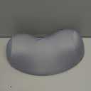 Breathable Memory Foam Lumbar Support Pillow with, Ergonomic Convex Design Chair Cushion, Detachable for Office (Grey)