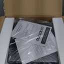 LoopTone Vinyl Record Player 10 in 1 3 Speed Bluetooth Vintage Turntable CD Cassette Player AM/FM Radio USB Recorder Aux-in RCA Line-Out (Black-Grey)