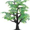 Garneck Miniature Maple Tree Model Ornament Green 12'' Artificial Plant Tabletop Decor Fake Autumn Tree Figurine for Micro Landscape Decoration Harvest Spring Wedding Party Decoration