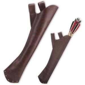 Eccliy Leather Hip Quiver for Arrows Archery Hunting Quiver Arrow Holder Handmade Archer Accessories for Shooting Targeting, Training