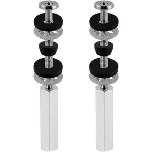 iFealClear 2 Pack Universal Toilet Seat Bolts Compatible with Kohler/American Standard/TOTO/Glacier Bay, 3.74 Inch Stainless Steel Toilet Seat Screws with Long Downlock Nuts for Bathroom Bidet