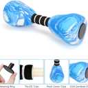 2PACK Aquatic Exercise Dumbbells, EVA Foam Barbells, Water Weights for Pool Exercise, Water Dumbbells for Men Women Water Workouts, Swimming Training