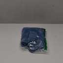 Blooming Jelly Womens High Waisted Bikini Sets Drawstring Tummy Control Swimsuits Crisscross Tie Back Bathing Suit (Small, Blue)