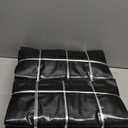 12 Pack Extra Heavy Duty Large Moving Bags with Strong Zipper & Comfortable Handles, Sturdy & Durable Clothes Storage Bags Totes Bins, Packing Moving Boxes for College Supplies, Black