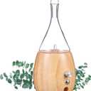 Raindrop 2.0 Aromatherapy Diffuser for Essential Oil, Waterless Glass Nebulizer w/Auto-Off Switch, BPA Free - Lightwood