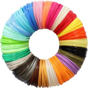 25 Colors 3D Pen PLA Filament Refill, Each Color 10feet, Total 250 Feet DO3D 3D Pen / 3D Printer PLA Refills Sample Pack, Compatible with MYNT3D / SCRIB3D Printing Pen
