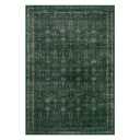 Moynesa Green 8x10 Living Room Rug, Vintage Washable Area Rug for Bedroom Dining Room Office, Low Pile Soft Non-Slip Retro Accent Carpets for Kitchen Indoor Nursery