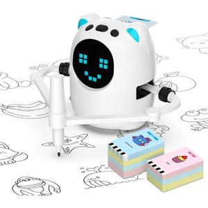 Drawing Robot for Kids, Educational Learning Drawing Toy Doodle Bot, 3 4 5 6 7 8 Year Old Boys Girls Birthday Gift, Kids Toys for Ages 5-7