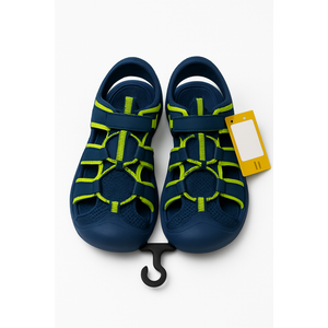 B GS Caged Watersock Blue/Green Kids Size 4