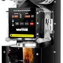 WantJoin Cup Sealing Machine Full Automatic Cup Sealer Machine 90/95mm Electric Cup Sealing Machine 500-600 Cups/H Digital Control LCD Panel Cup Sealer for Bubble Milk Tea Coffee Black (9.84"L x 15.4"W x 20.8"H)