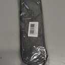 Travel Utensils Set with Case Reusable Portable Cutlery Set Stainless Steel 8pcs Including Dinner Knife Fork Spoon Chopsticks straws(Black)