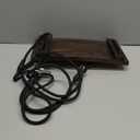 PELLOR Wooden Swing Seat, Carbonized Hanging Wood Tree Swing 17.7 x 7.9 x 0.5 in for Adult Kids Children Anticorrosive & 100% Waterproof 440lbs Load Indoor Outdoor Backyard Play (Brown)