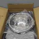 Elevated Dog Bowls for Large Dogs, Raised Dog Bowl Stand with Two X-Large Stainless Steel Bowls for Dogs, 3.5L Capacity, Rustic Brown