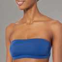 Amazon Essentials Womens Bandeau Swim Top (X-Small, Deep Blue)