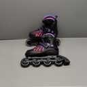 Girls Inline Skates for Boys Kids , Adjustable Light Up Roller Skates for Youth Teens, Beginner Blades for Women Adults (Gradient Purple) Size: Large-Youth（4-7 US）
