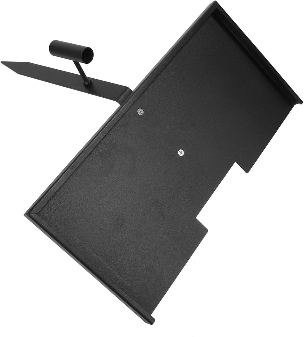 Grave Marker Stand for Loved Iron Memorial Marker Stake Drain Smooth Finish Easy Assembly Pet Memorial Holder for Cemetery Garden Decor