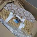 Roxy Women's Beach Tote Bag | Travel | Vacation | Straw | Lightweight | Breathable