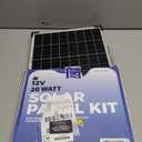 Voltset 12V Solar Battery Charger - 20W Waterproof Solar Panel Kit with Smart MPPT Controller - Trickle Charger Maintainer for Car RV Boat Marine Trailer Automotive Trailer Truck Motorcycle