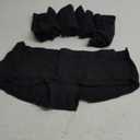 Amazon Essentials Women's Cotton Boyshort Underwear, Pack of 5 (2X, Black)