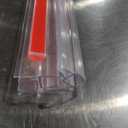 FCSOTSPS Shower Door Seal,4 PCS 3/8" x 77" Frameless Glass Door Side Seal and Shower Door Bottom Seal Door Sweep for 3/8 Inch Glass, Stop Shower Leaks Create a Water Barrier