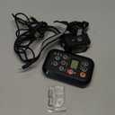 Pet Electric Dog Training Collar Anti Barking Collar 2 in 1 System, Dual Independent Automatically Switch System, Anti Barking Dog Training Device, Waterproof Rechargeable Dog Collar (Black)