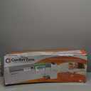 Comfort Zone 1500W Convection Baseboard Heater with Built-In Thermostat, Overheat & Tip-Over Protection, Dent-Proof Ends, Plug-In Portable, Ideal for Home, Bedroom & Office, White