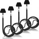 Weewooday 4 Pcs Phone Lanyard Crossbody Phone Strap Universal Cellphone Neck Lanyard with Patch for Women, Anti Theft(Black)