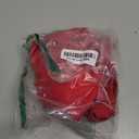 Womens Bikini Set Two Piece Swimsuit with Metal Accent Top High Cut Bottom (Small, Red)