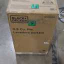 BLACK+DECKER 0.9 Cu. Ft. Portable Washer, 6.6 lb. Capacity Washing Machine for Homes & Apartments, 5 Wash Cycles, Quick Connect Sink Adapter and Drain Hose Included, Transparent Lid, BPWM09W, White