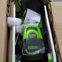 Greenworks 60V 21 Cordless (Push) Lawn Mower (LED Lights + Aluminum Handles), 5.0Ah Battery and Rapid Charger