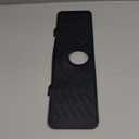 Meiliweser Silicone Faucet Mat for Kitchen Sink  Gen 2 Splash Guard with Upgraded Outlet & Slope  18 x 5.1 Water Catcher & Sink Sponge Holder for Kitchen and Bathroom (Black)