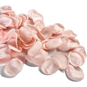 200PCS Rose Petals, Pink Flower Girl Scatter Petals for Weddings Party Dinner Table Romantic Night Decoration