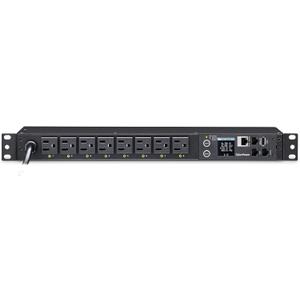 CyberPower PDU41001 Switched PDU, 100-120V/15A (Derated to 12A), 8 Outlets, 1U Rackmount