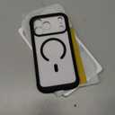 Miracase for iPhone 17 Pro Max Case 6.9" Full-Body Phone Case with Built-in Glass Screen Protector& Full Camera Protector, Camera Control [Magnetic with MagSafe] Drop Proof 17 ProMax Cover, Black