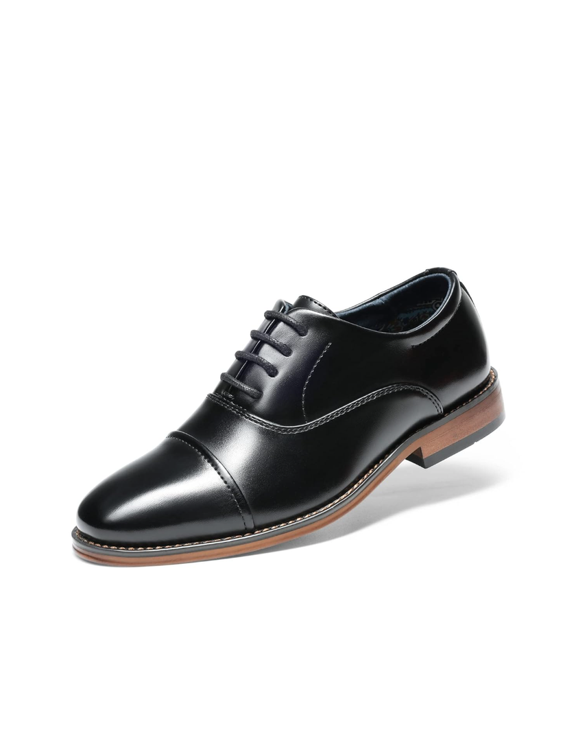 Bruno Marc Boy's Classic Oxfords Dress Shoes 12
