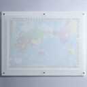 Audio-Visual Direct Frosted Glass Dry-Erase Board Set - 4' x 3' - Includes Hardware & Marker Tray (Non-Magnetic)
