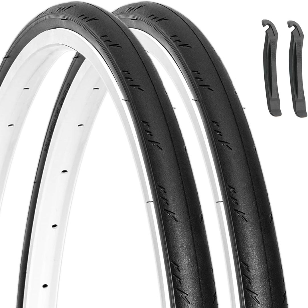 Hycline Road Bike Replacement Tire: 700x25C/700x28C/700Cx35C Folding High-Performance Wear-Resistant Bicycle Tires for City Commuter Road