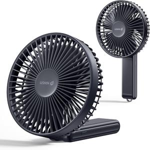 WSKEN Desk Fan Small Quiet - 180 Foldable Portable Fan with Battery Operated, 6 Inch Rechargeable Handheld Fan, 20H Max Cooling Time, 4-Speed, Travel Essential for Outdoor, Office, Gift, Black WSKEN Desk Fan Small Quiet - 180 Foldable Portable Fan with Battery Operated, 6 Inch Rechargeable Handheld Fan, 20H Max Cooling Time, 4-Speed, Travel Essential for Outdoor, Office, Gift, Black