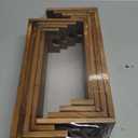 2 Set Large Wooden Tiered Riser Display Stands for Vendor Events,Stackable Wooden Cupcake Stand,Farmhouse Decor Wood Dessert Table Display Set,Vendor Booth Display Items,Food Display Risers for Party12-11.2-10.4-9.6IN