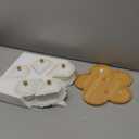 yarlung Ceramic Divided Serving Dishes with Lids and Bamboo Platter, 5 Removable Dipping Bowls Relish Tray Nuts Dishes for Appetizer, Chips, Fruits, Candy, Condiment