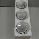 NETANY Set of 4 Glass Carafe with Lid, 1 Liter Beverage Serveware Carafe, Clear Glass Pitcher for Mimosa Bar, Brunch, Cold Water, Juice, Milk, Iced Tea, Lemonade