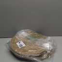 13 in Round Woven Placemats Plate Chargers Set of 10, Boho Farmhouse Rustic Woven Place Mats for Dining Table Decor, Rattan Wicker Table Mats Jute Braided Chargers for Dinner Plates (Natural Color)