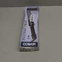 Conair Instant Heat Curling Iron Brush, 3/4-Inch Barrel Curling Brush for Short Hair, 30-Second Heat-Up with 25 Heat Settings for All Hair Types, Black