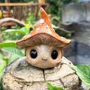 Mushroom Outdoor Garden Decor Statue Garden Gnomes Statues for Home Desk, Yard, Patio, Backyard, Fairy Garden, Balcony,Lawn Ornament,Mothers Day, Birthday Gifts for Women, Grandma, Mom