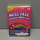 JMMICO 6 Packs Rainbow Scratch Notebook, Goodie Bags Stuffers for Kid, Scratch Art for Kids with Reusable Cleaner Tool, Arts and Crafts for Kids 4-8-12, Gifts for 4 5 6 7 8 9 Year Old Girl Boy