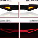 LED Tail Light for Goldwing GL1800 2012-2017 Tour Pack Only, 4-Pin Connector, Smoked Rear Brake Running Turn Signal Lamp for Honda Gold Wing GL1800 Accessories, Replace #32126-MCA-S400